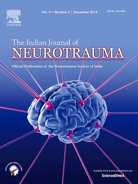 Go to journal home page - The Indian Journal of Neurotrauma